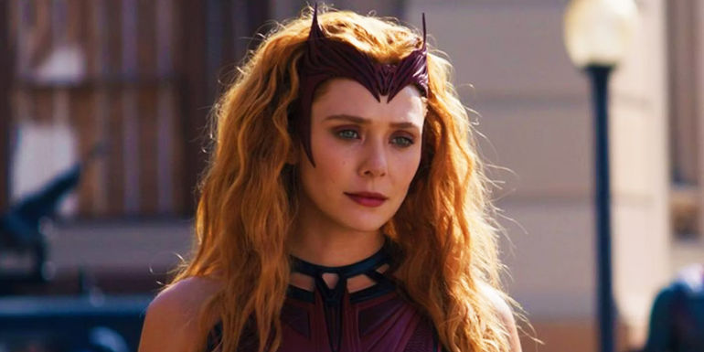 Scarlet Witch in her WandaVision costume