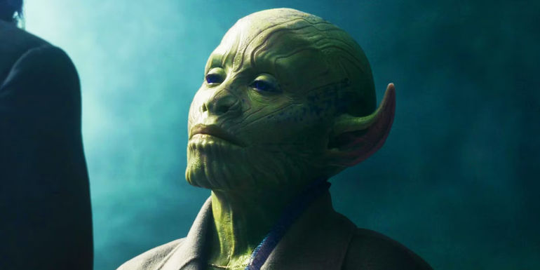 Varra in her real skin in Secret Invasion