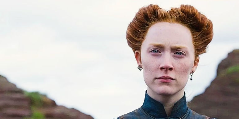 Saoirse Ronan as Mary Stuart in Mary Queen of Scots.