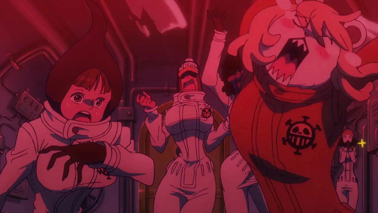 The effect of Doc Q's Sick-Sick Fruit (Image via Toei Animation)