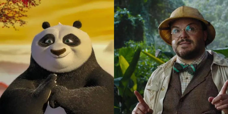 Jack Black and Po