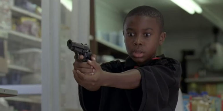 Thuliso Dingwall as Kenard in a scene from The Wire.