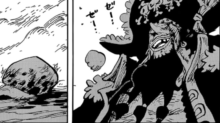 Blackbeard defeats Law (Image via Shueisha)