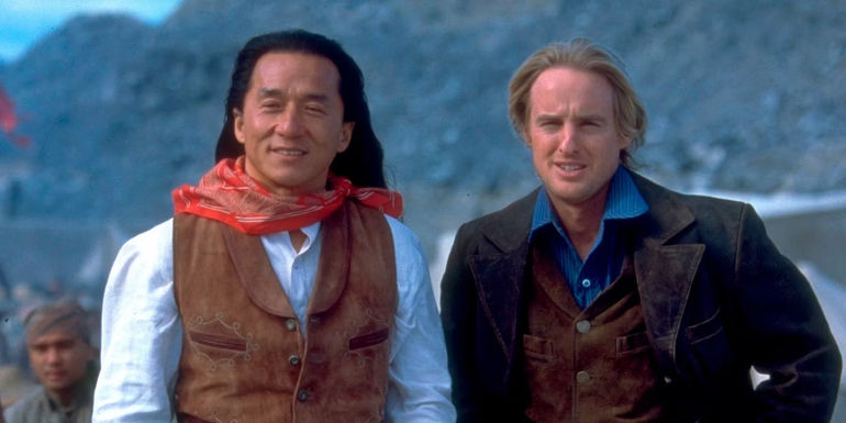 Owen Wilson and Jackie Chan in Shanghai Noon 