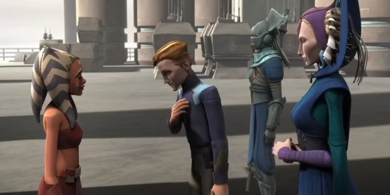 Ahsoka on Mandalore in The Academy