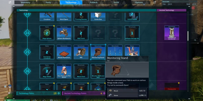 Monitoring Stand in Palworld