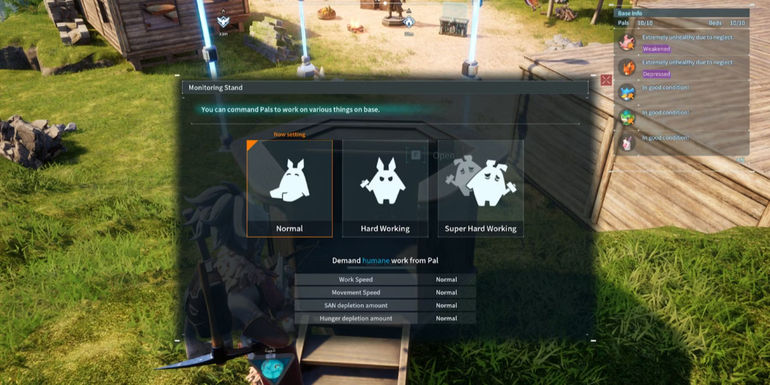 Monitoring Stand in Palworld