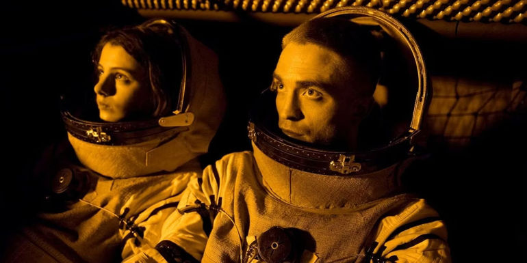 Robert Pattinson and Juliet Binoche look serious as astronauts in High Life