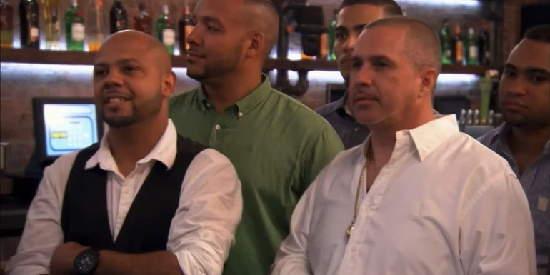 The aftermath of a brawl on Bar Rescue.