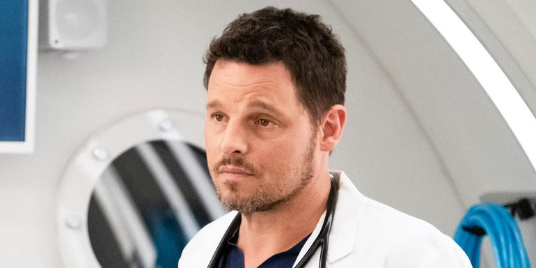 Alex Karev (Justin Chambers) looking serious in Grey's Anatomy