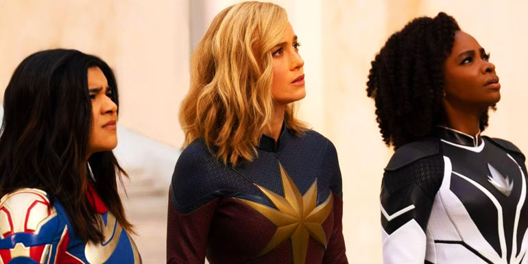 Kamala Khan, Carol Danvers and Monica Rambeau on Aladna in MCU's The Marvels