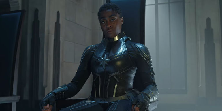 Lashana Lynch as the Illuminati's Captain Marvel in Doctor Strange in the Multiverse of Madness