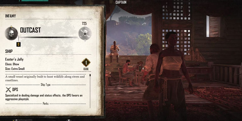 Skull and Bones Outcast Infamy Level