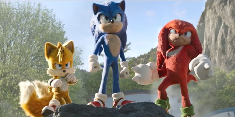 Sonic, Knuckles and Tails ready for a fight