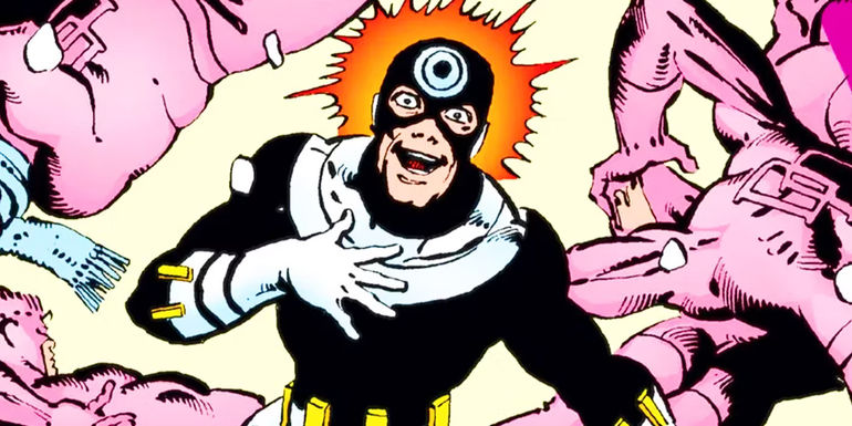 Bullseye in black costume in Marvel Comics