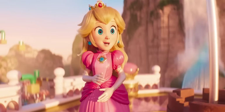 Anya Taylor-Joy as Princess Peach in The Super Mario Bros. Movie.
