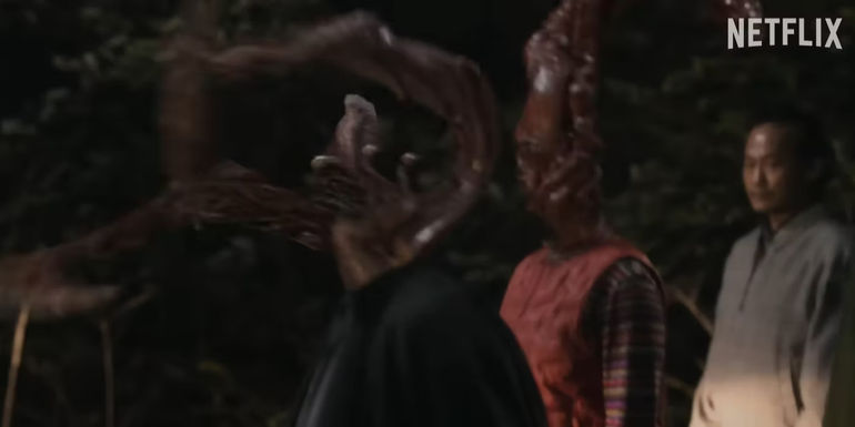 People turning into monsters in Parasyte The Grey