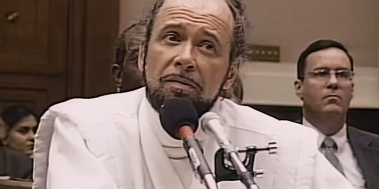 Rael before Congress in Netflix doc