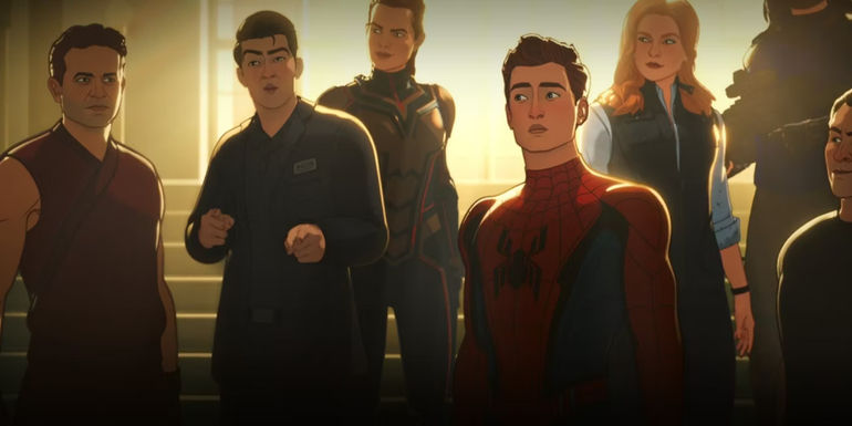 Several Marvel heroes in Grand Central Station in What If... Zombies