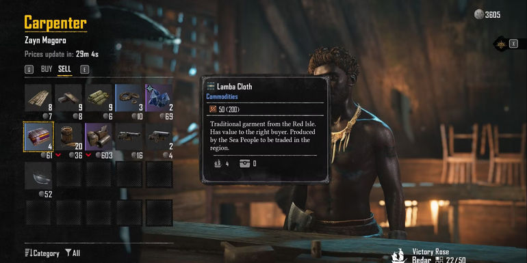 Skull and Bones Sell Commodities For Silver