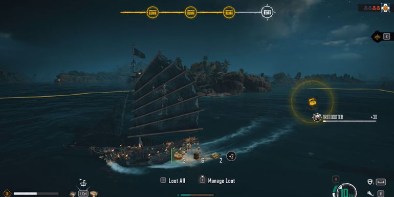 Skull and Bones Plundering 