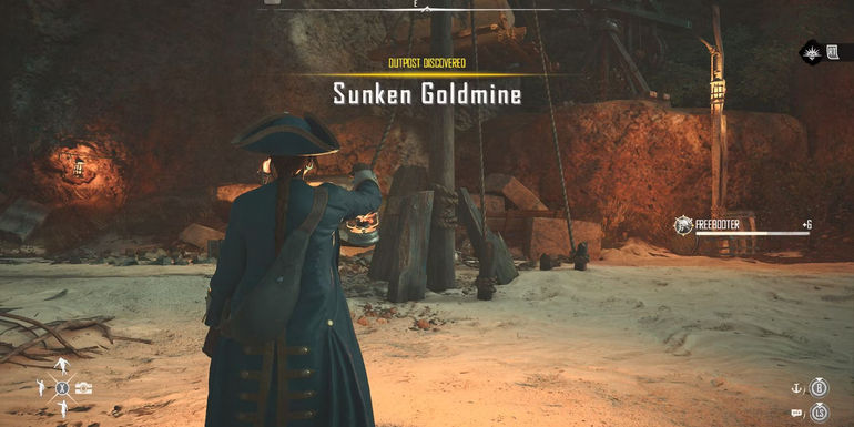 skull and bones sunken goldmine location