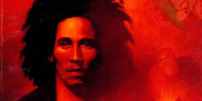 The cover art for the first issue of Bob Marley: Tale of the Tuff Gong, featuring a painted look of Bob Marley.