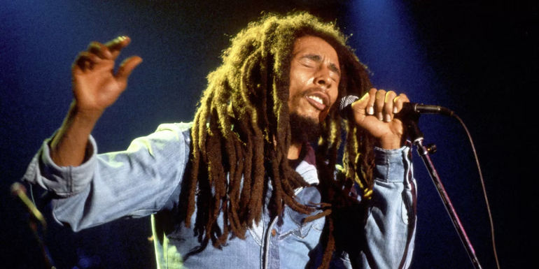 Bob Marley performing live