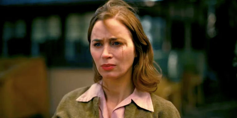Emily Blunt Looking Grave in Oppenheimer