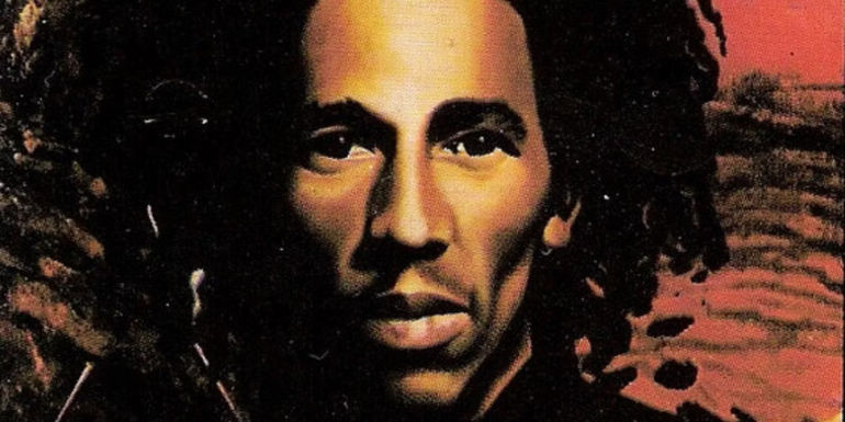 Bob Marley on his album cover for Natty Dread