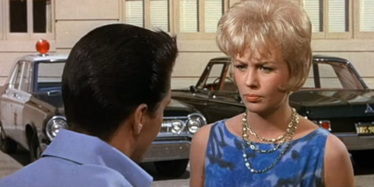 Barbara Stanwyck as Maggie Morgan in Roustabout (1964)