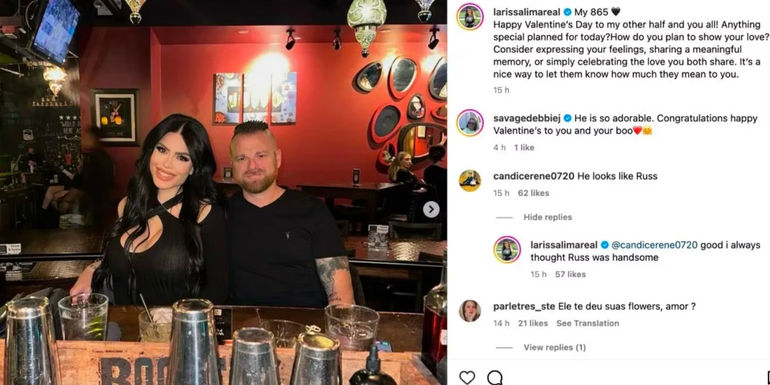 90 Day Fiance Larissa Lima Instagram with new boyfriend