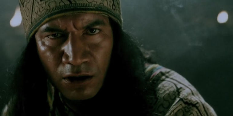 temuera morrison's Runi stares, looking worried, in blueberry 2004