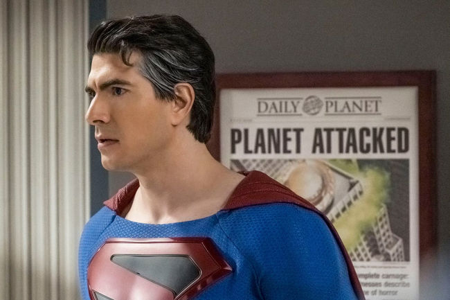 Brandon Routh as Kingdom Come Superman in Crisis on Infinite Earths