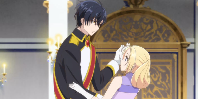 Crowned prince Linden de Romanoff dances with Doctor Elise