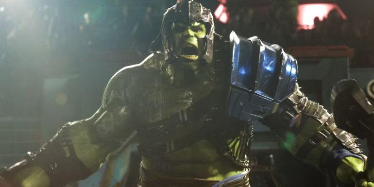 Mark Ruffalo as Hulk on Sakaar in Thor: Ragnarok