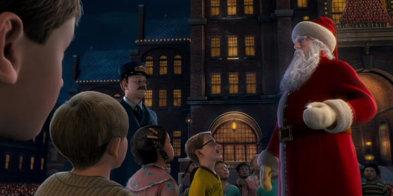 Santa in The Polar Express