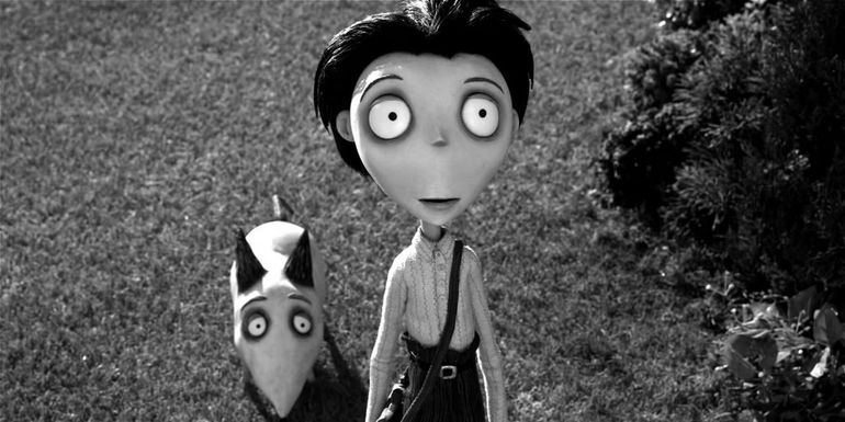 Victor and Sparky are looking up in Frankenweenie.