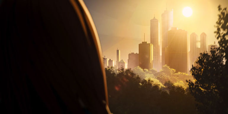 Sharon Carter Looks Back At New York City Skyline In What If Marvel Zombies