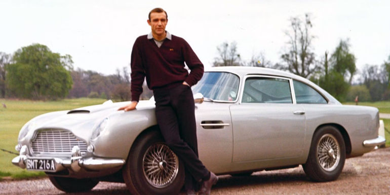 Aston Martin DB5 Goldfinger - Coolest James Bond Gadgets
