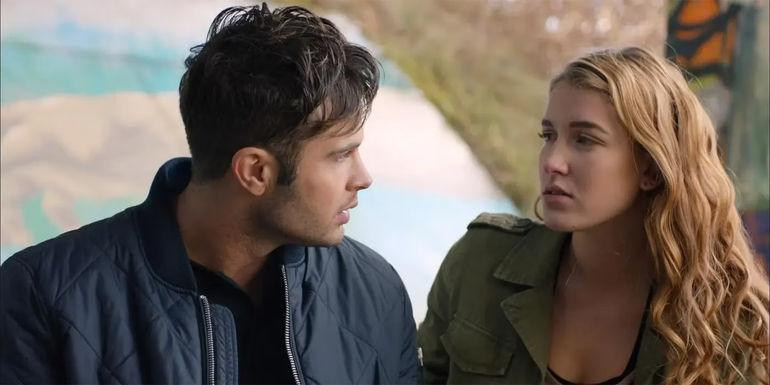 Bea talking to Ethan in Wildflower