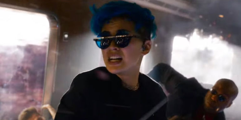 Bugs on a train in The Matrix Resurrections