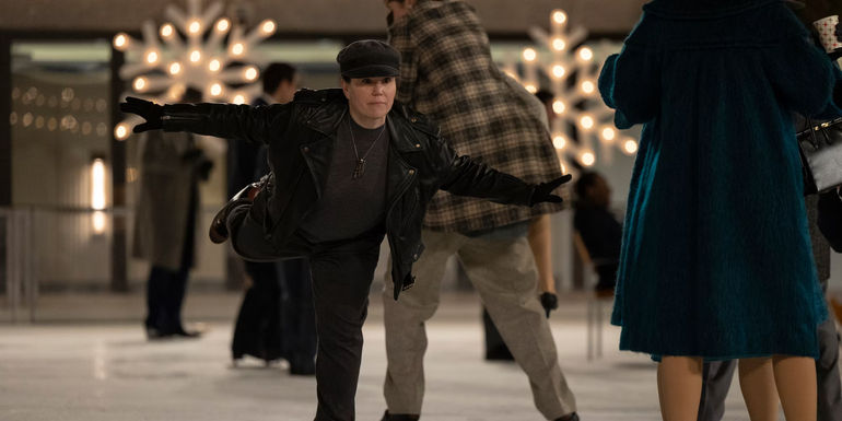 Susie Ice Skating in Marvelous Mrs Maisel Season 5