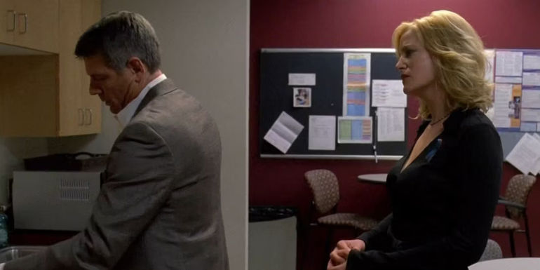 Ted and Skyler in Breaking Bad