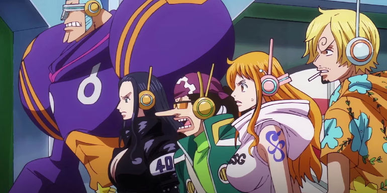 One Piece's Straw Hats in Their Egghead Island Costumes