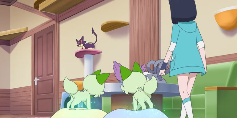 Pokemon Horizon's Liko and Two Sprigatito