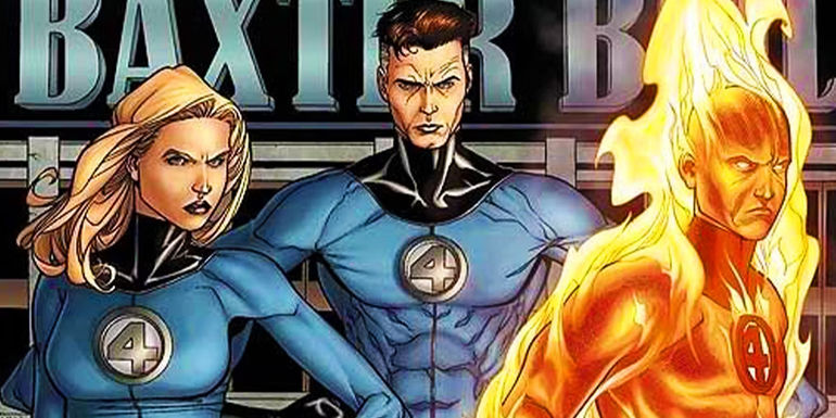 Sue Storm, Reed Richards and Johnny Storm in Marvel Comics