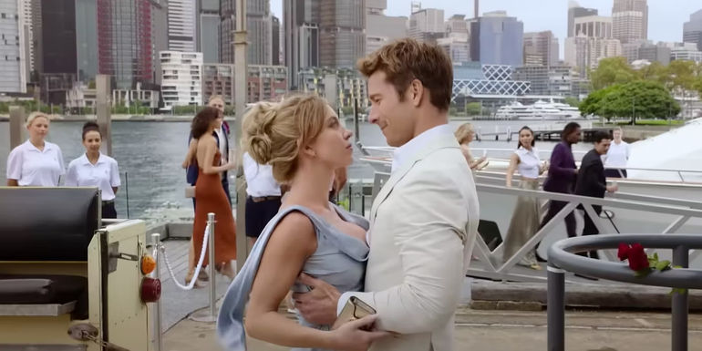 Emily Clarke and Alex Rodriguez share a heartfelt embrace in 'Love Unbound'