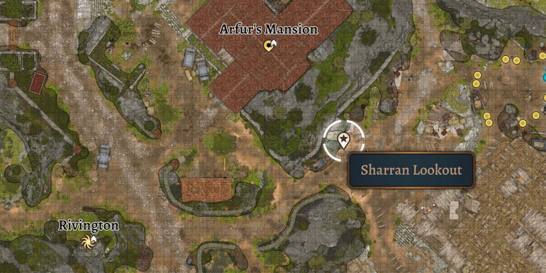 baldur's-gate-3-sharran-lookout-map