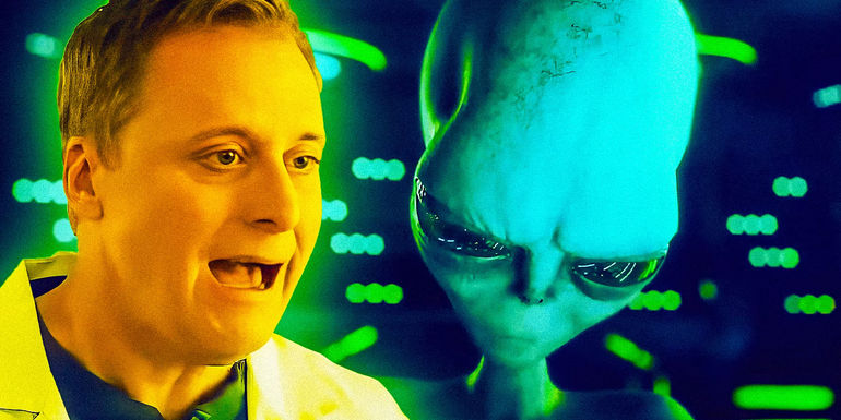 Alan Tudyk as Harry Vanderspeigle in Resident Alien.